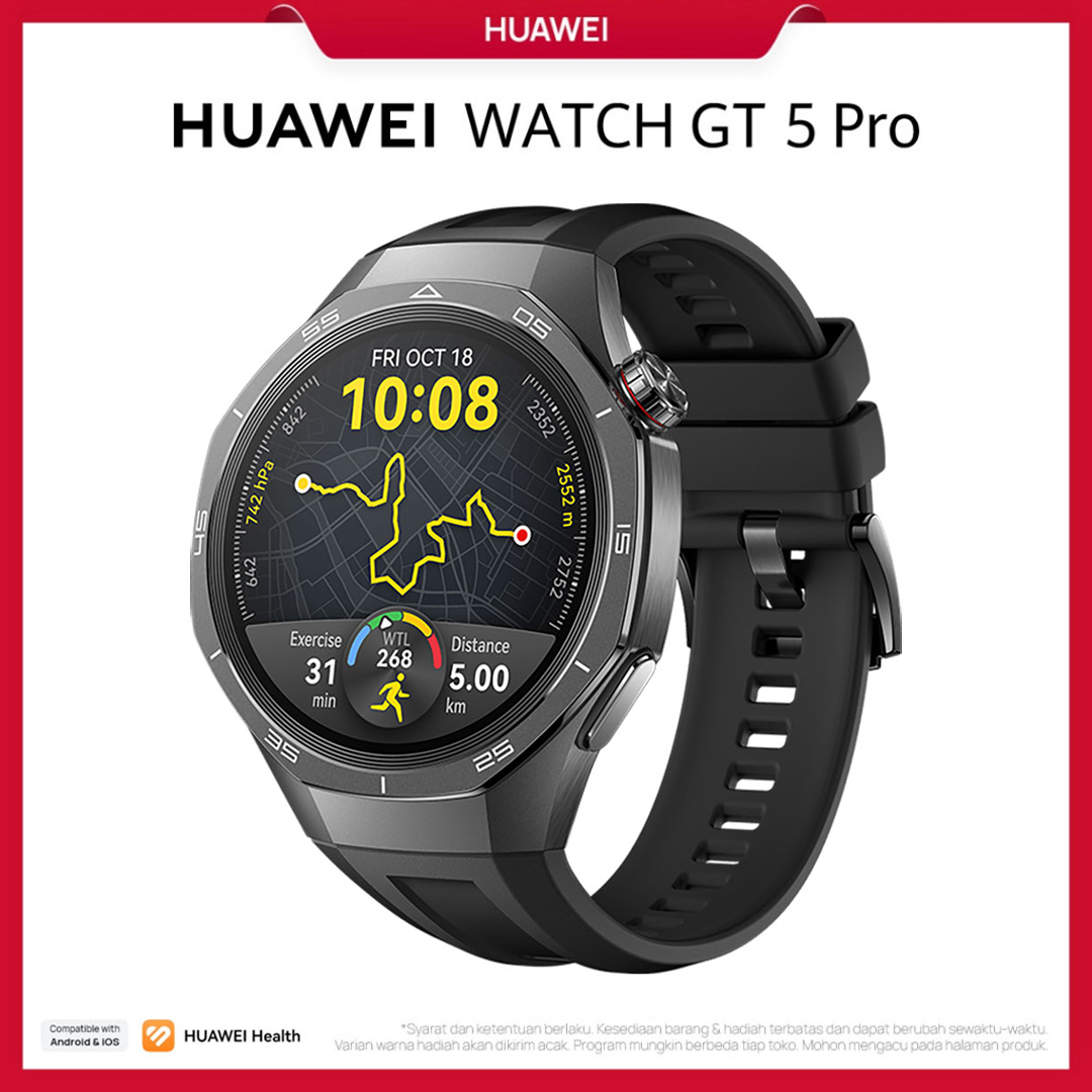 HUAWEI WATCH GT5 PRO 46MM ( VILI BLACK )