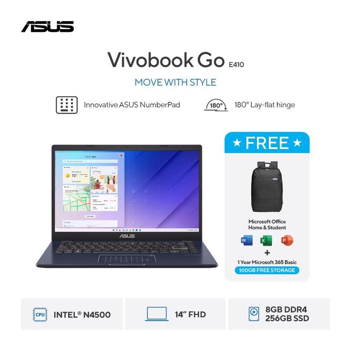 ASUS Vivobook Go 14 E410KA-FHD4821M - Star Black [Intel Celeron