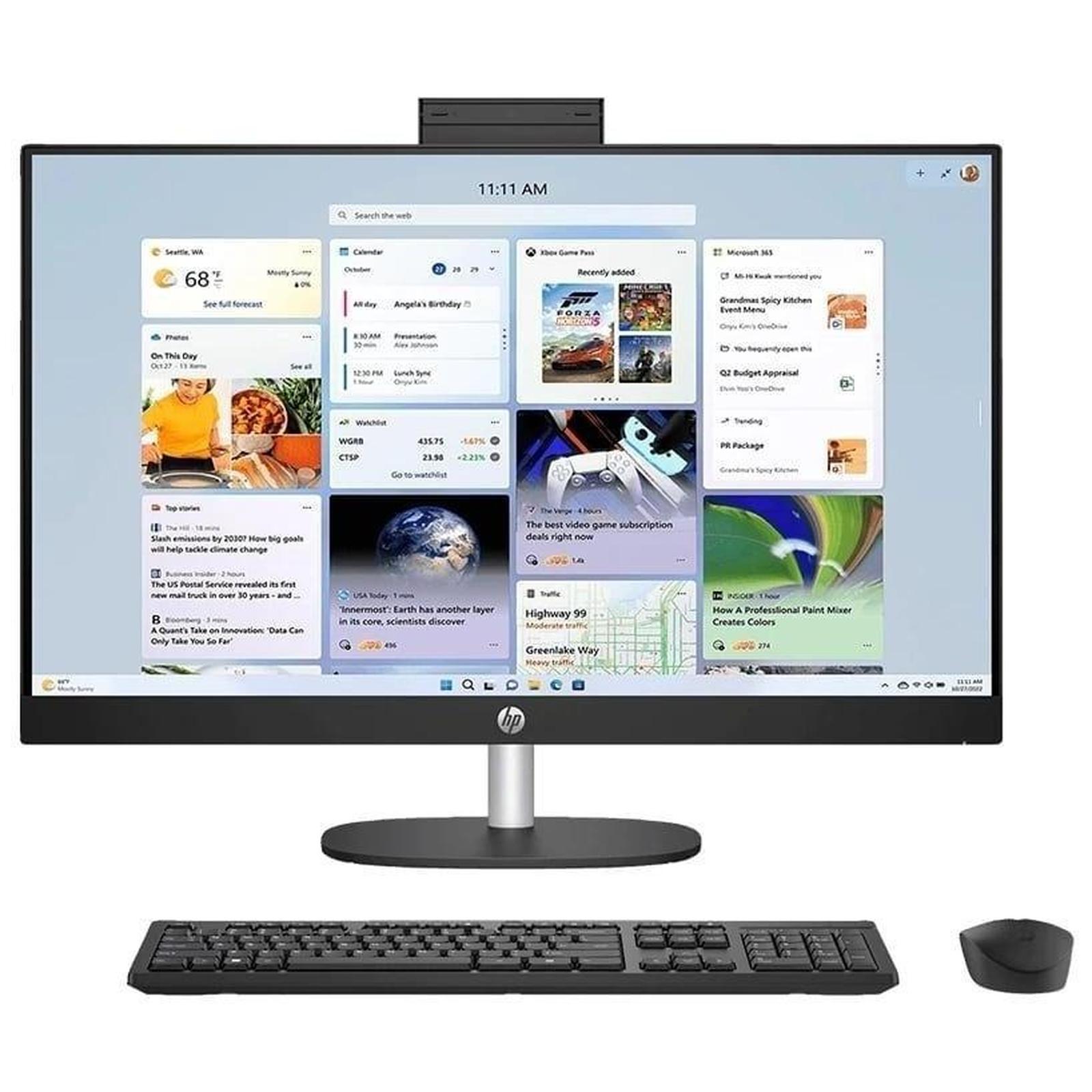HP PC AIO Core Ultra 7-155U - 16/1 TB - 27 inch - Touch - Garansi