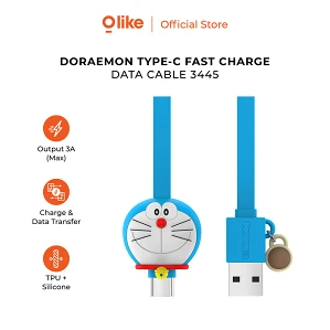 Doolike Usb Adapter OLIKE DORAEMON KABEL DATA CHARGER USB TYPE-C 3A